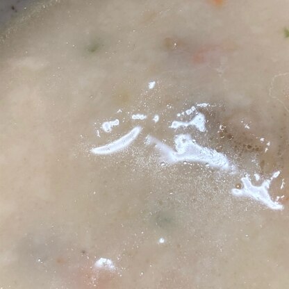 和洋折衷な美味しいスープに♡でした(o^^o)

冬にうれしいレシピをありがとうございますっ！！